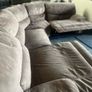 Beige corner recliner sofa delivery available Image 7