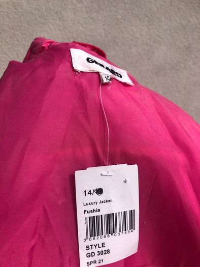 Gerard Pink Jacket Size 14