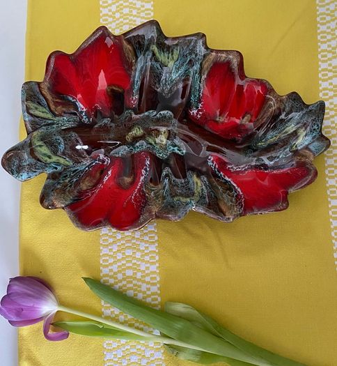ceramic mid century platters