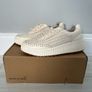 Office Lace Up Ecru Trainers Image 2
