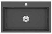 Handmade Kitchen Sink Black Stainless Steel