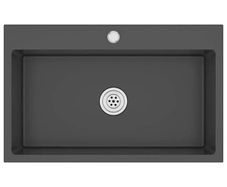 Handmade Kitchen Sink Black Stainless Steel