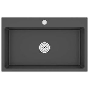 Handmade Kitchen Sink Black Stainless Steel
