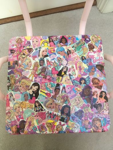 Barbie chair decoupage