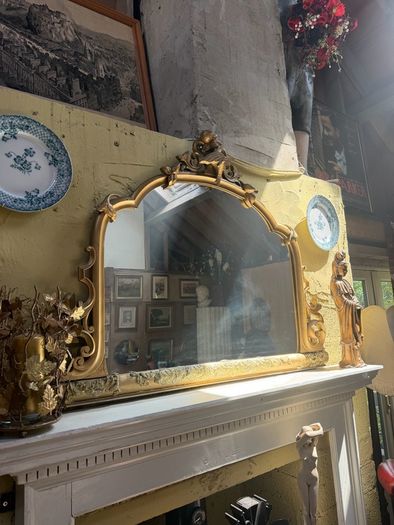 Antique Overmantle