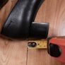 Clarks Black Leather Round Toe Comfort Block Heel Pumps 3UK/36.5EU/22cm Image 10