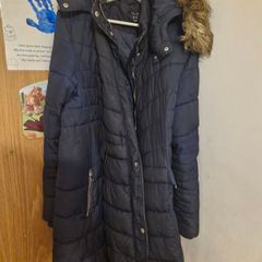 Faux hooded Puffer Coat