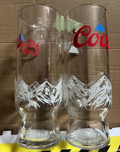 coors beer pint glasses