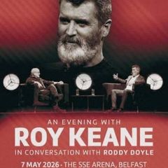 3 Roy Keane tickets for sale for 3 Arena