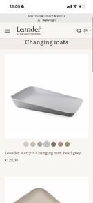 Leander Changing mat grey