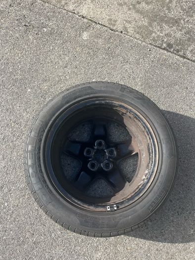 spare tyre and rim