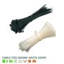 Heavy Duty White Cable Ties 450mm  White 100pk Image 6