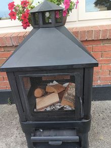 Outdoor Wood Burner Fire