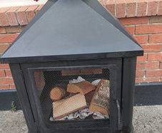 Outdoor Wood Burner Fire