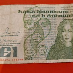 Irish 1988 "Queen Meibh" one pound in Fine  condition
