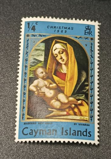 1969 Cayman Islands Christmas Madonna & Child