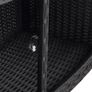 Black Poly Rattan Spa Surround Image 5