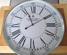 Large metal clock