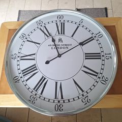 Large metal clock