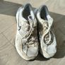 Nike trainers - beige and white - size UK 5 Image 3