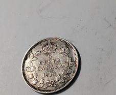 Canada silver 5 cent 1918