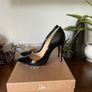 Christian Louboutin so Kate 100 black patent leather Image 4