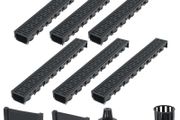 Drainage Channels 6 pcs Plastic 6 m