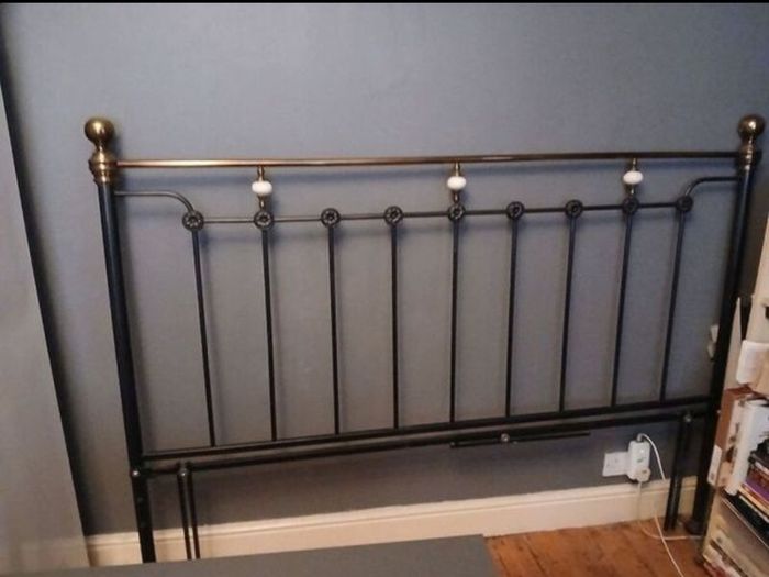 Wrought Iron Superking Headboard