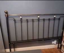 Wrought Iron Superking Headboard