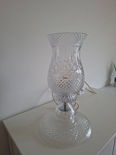 Galway crystal table lamp