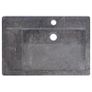 Sink Black 58x39x10 cm Marble Image 6