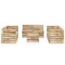 9 Piece Garden Lounge Set Green Impregnated Pinewood Image 10