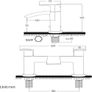Bath Taps Black Waterfall Mixers Tub Tap Bathtub Filler Taps Bathroom Image 2