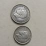 1942 GB half crown and florin 50% silver Image 3
