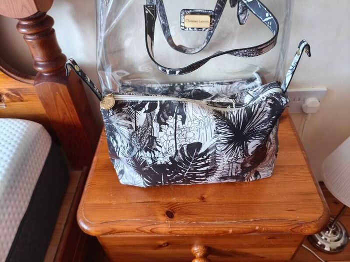 Christian Lacroix transparent tote bag