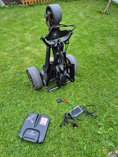 FW3 Electric Golf Trolley Frame Only, Fully Working and Umbrella Holder