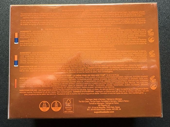 Brand new and sealed Genuine Augustinus Bader ' the on the go refresh set '