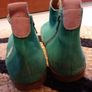 Boden suede boots ,  green , unusual Image 4