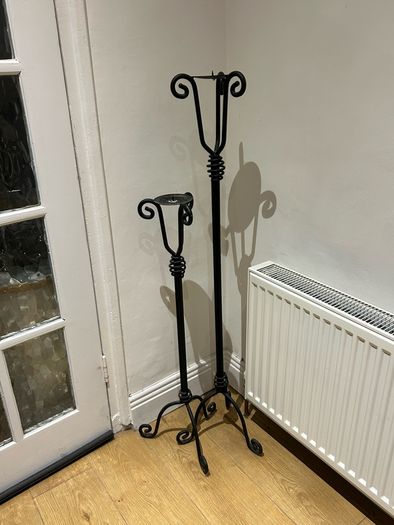 Candle Holders Wrought Iron
