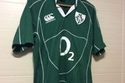 Ireland Rugby Jersey. Grand Slam Winning Jersey 2009. Official Canterbury Mens Home Jersey. Authentic Original From 2009. Not A Modern Day Remake.