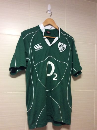 Ireland Rugby Jersey. Grand Slam Winning Jersey 2009. Official Canterbury Mens Home Jersey. Authentic Original From 2009. Not A Modern Day Remake.
