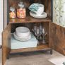 _Bookcase, Book Cabinet, Office Shelf, Kitchen Cabinet with 2 Open Compartments Image 4