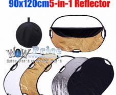 30541 90x120cm 5-in-1 Photo Studio Collapsible Reflector