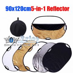 30541 90x120cm 5-in-1 Photo Studio Collapsible Reflector
