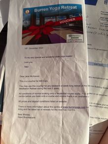 Burren Yoga retreat voucher