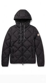 Moncler Black Quilted Jacket - Womens Size 6-8
