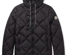 Moncler Black Quilted Jacket - Womens Size 6-8