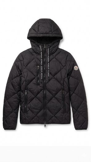 Moncler Black Quilted Jacket - Womens Size 6-8