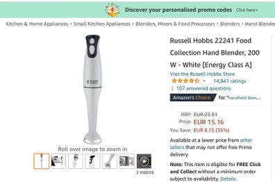 Russell Hobbs Hand Blender