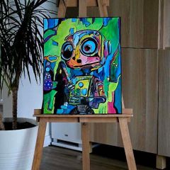 Original hand paint picture, painting by Strzala